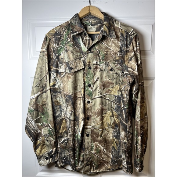 L.L. Bean Other - LL Bean Men Medium Tall Realtree Camo Performance LS MT OGGY9 Moisture Wicking‎
